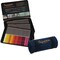 Cezanne Sets of Professional Colored Pencils with Canvas Roll-Up Case - Premium, High Pigment Colored Pencils, 3.3mm Diameter Lead and Storage Case with Zipper Pouch